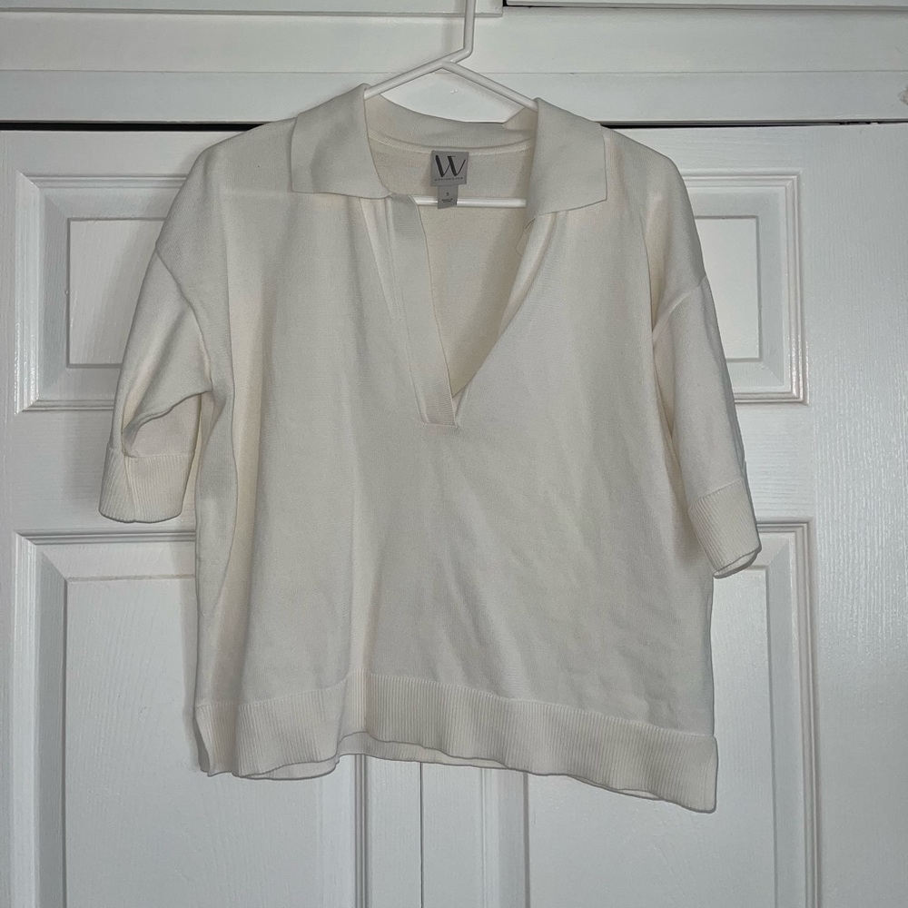 White womens blouse. By worthington.
